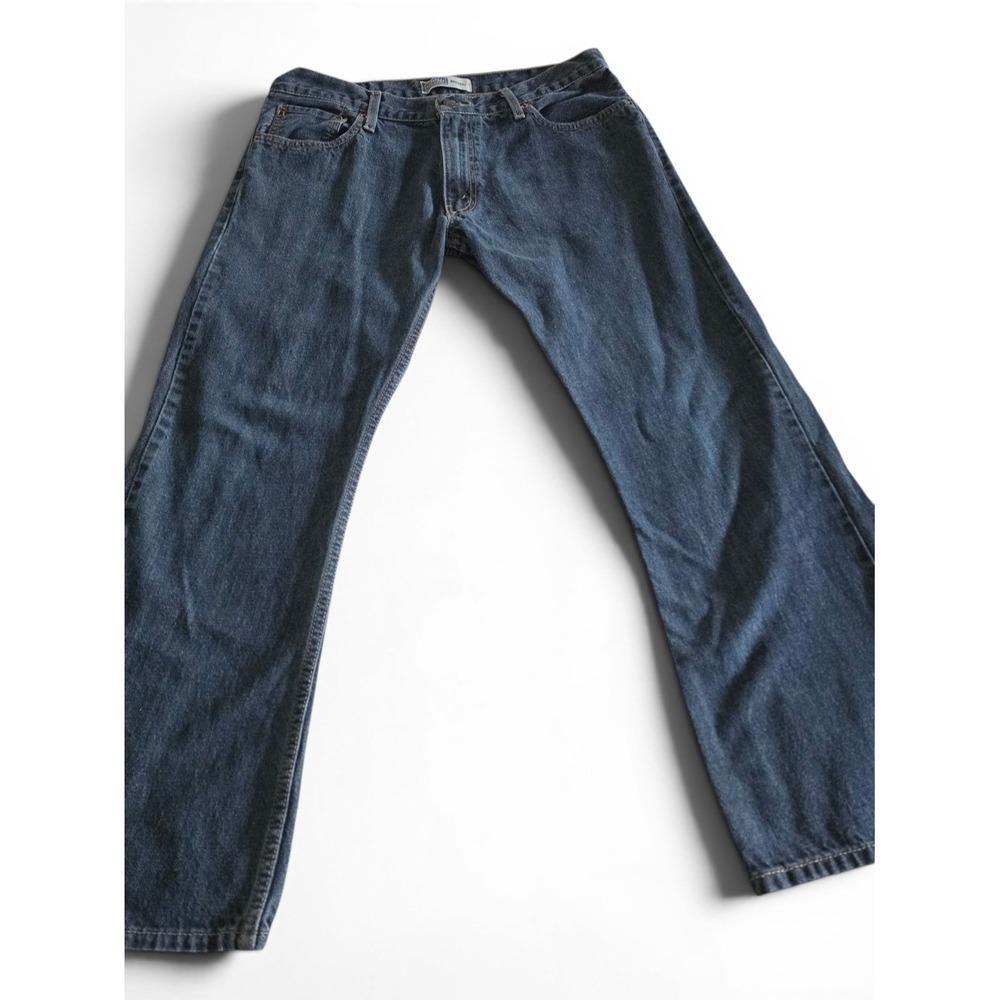 Levi's Signature Bootcut Jeans Men's 34x30 Dark Blue
